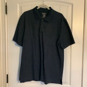 L.L. Bean Men's Dark Blue Polo Shirt
